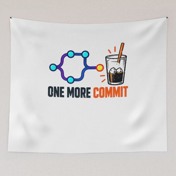 Item preview, Divertido Un Commit Git Humor Arte designed and sold by elderberry.