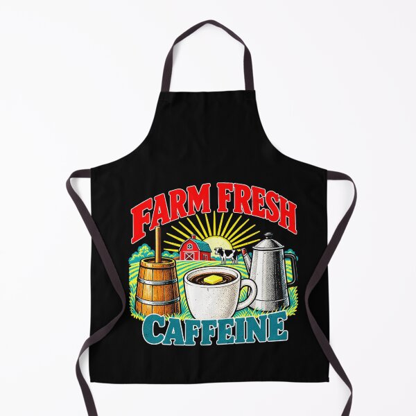 Item preview, Funny Farm Fresh Caffeine Butter Coffee Humor Art designed and sold by elderberry.
