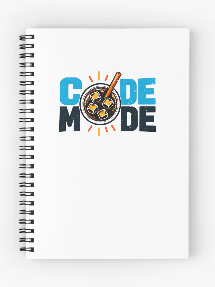 Thumbnail 1 of 3, Journal, Computer Programming CODE MODE Joke designed and sold by elderberry.