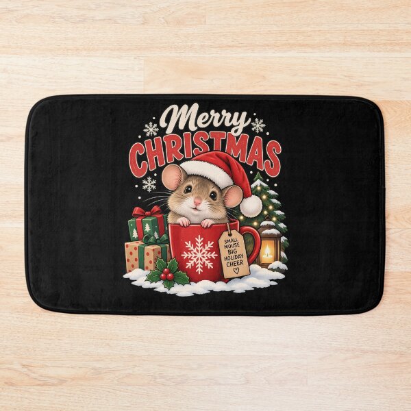 Item preview, Merry Christmas Cute Mouse Holiday  designed and sold by BDLuck2021.