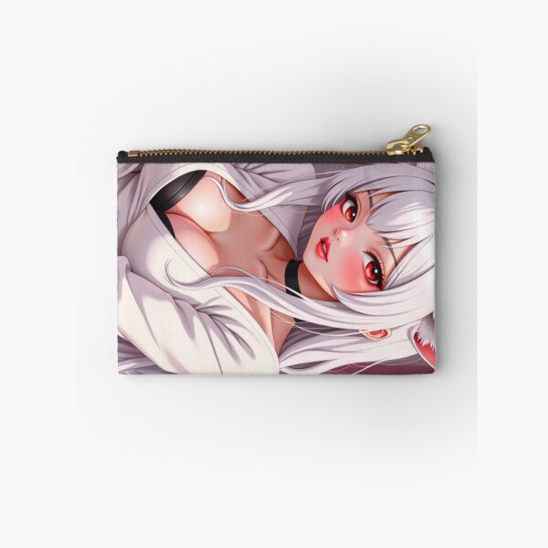 Item preview, Catgirl in Soft White | Furry Fantasy Portrait designed and sold by KasaHunterHarem.