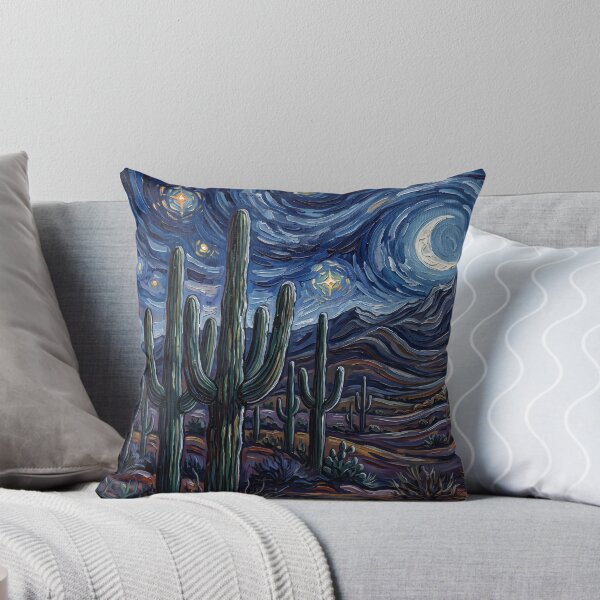 Item preview, Saguaro National Park Starry Night Desert designed and sold by Bad-Decisions-Designs.