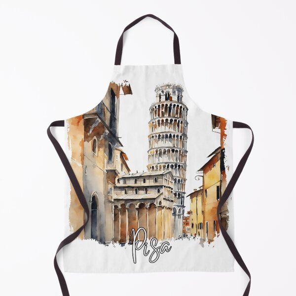 Artikelvorschau, Aquarell von Pisa, Italien entworfen und verkauft von Dressyourflag.