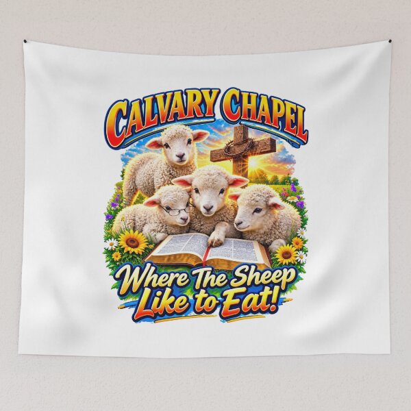 Item preview, Calvary Chapel — Where the Sheep Like to Eat!  designed and sold by Jen.Lou.