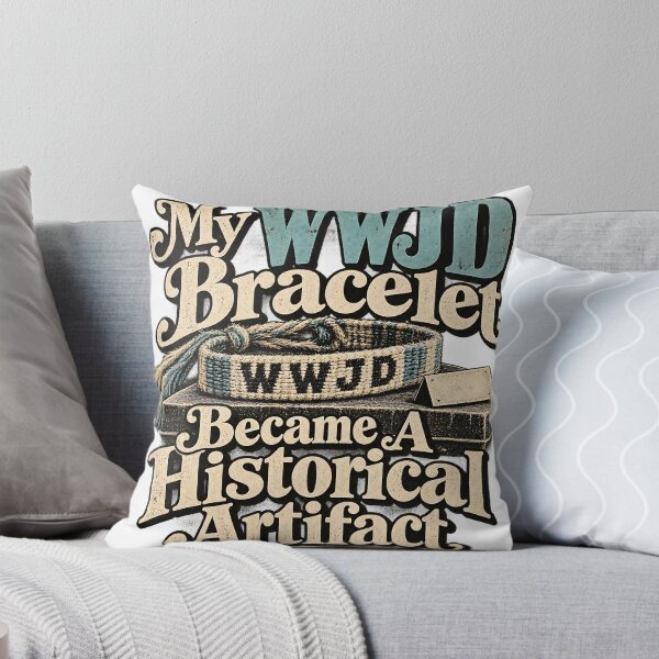 Item preview, My WWJD Bracelet Became A Historical Artifact Funny Exvangelical Letterpress Shirt designed and sold by GloryandFame.