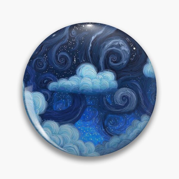 Item preview, Celestial Ocean Starry Night Waves designed and sold by AurelleDesign.