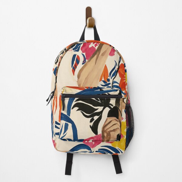 Item preview, Tropical Calling – Retro Floral Portrait designed and sold by Mr Ai Shop.