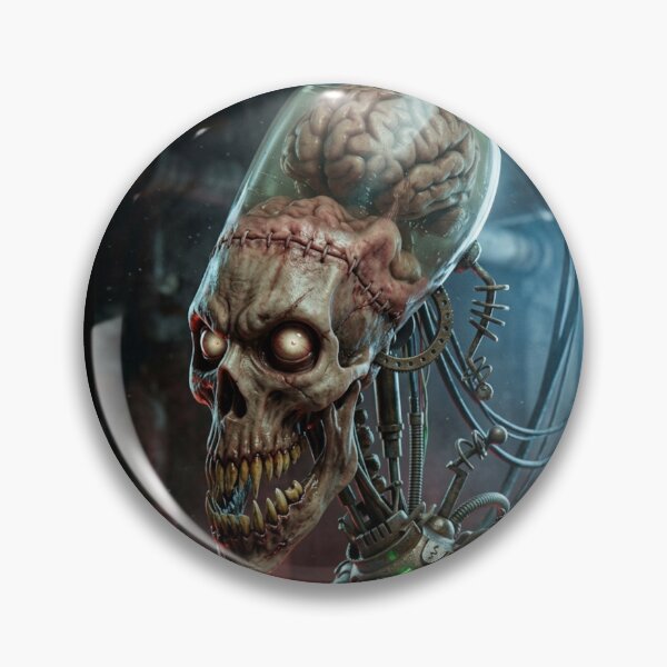 Item preview, Robotic Zombie with his brain in a jar designed and sold by Vintage Designs +.