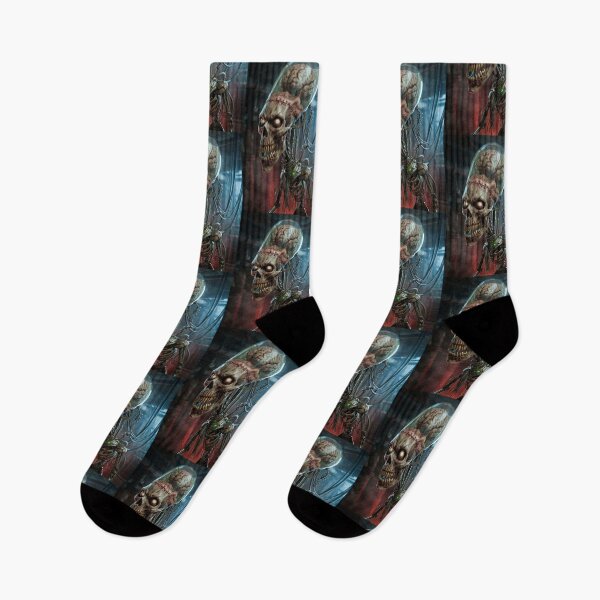 Artikelvorschau, Roboterzombie mit seinem Gehirn im Glas entworfen und verkauft von Vintage Designs +.