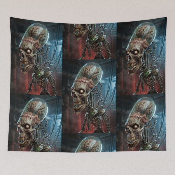 Item preview, Robotic Zombie with his brain in a jar designed and sold by Vintage Designs +.