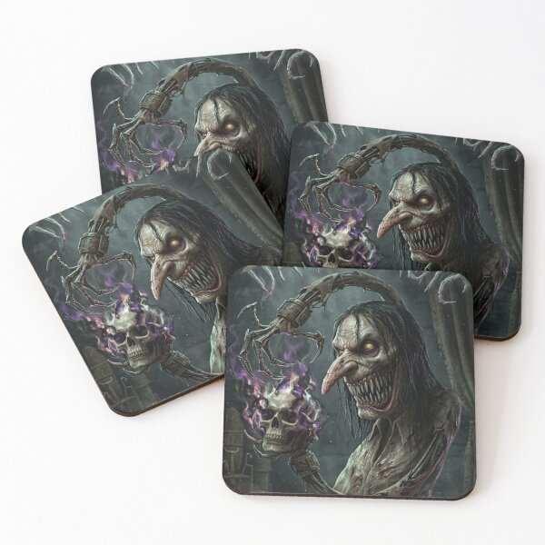 Item preview, Dark Magic evil necromancer horror art designed and sold by Vintage Designs +.