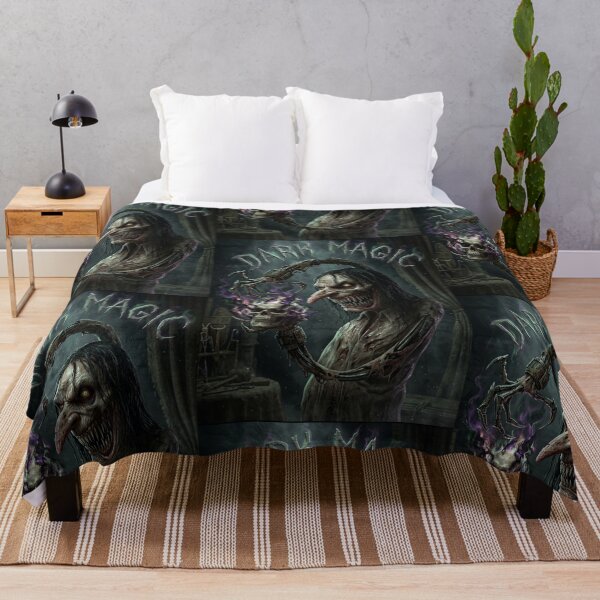 Artikelvorschau, Dunkle Magie, böser Nekromant, Horrorkunst entworfen und verkauft von Vintage Designs +.