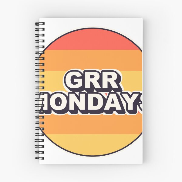 Item preview, Grr Mondays Retro Meme Sticker designed and sold by Alphakenon.