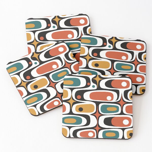 Aperçu de l'œuvre Motif atomique Midcentury Mod créée et vendue par ChunkByChunk.