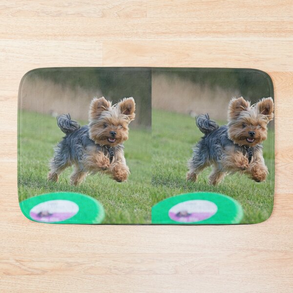 Item preview, Running Yorkshire Terrier In Green Grass designed and sold by VanGaldo.