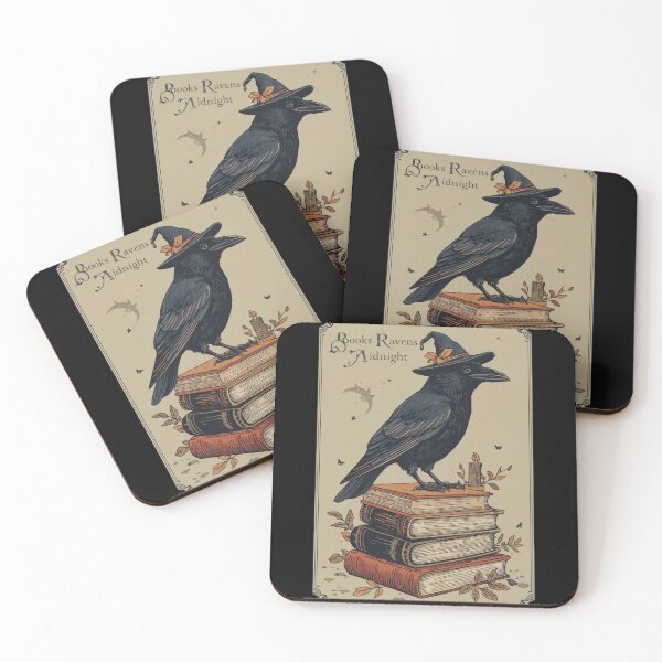 Item preview, Gothic Book Lover Raven designed and sold by ChicTrendz.