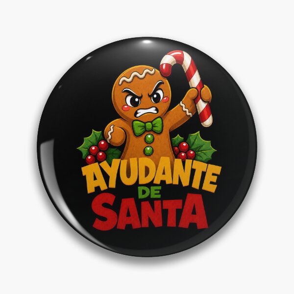 Item preview, Retro Ayudante De Santa Angry Gingerbread Christmas designed and sold by Design Vibras.