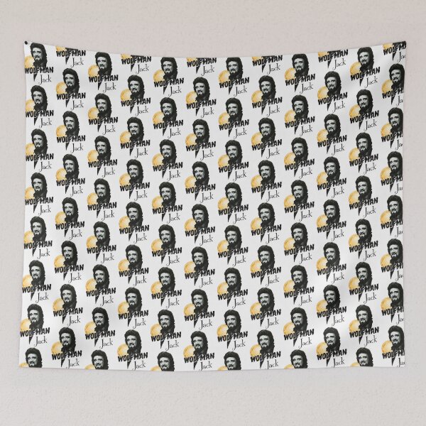 Item preview, Wolfman Jack Vintage Radio DJ Icon Design designed and sold by Cerealbite.