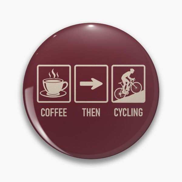Item preview, Coffee Then Cycling - Vintage Cycling Design designed and sold by Grove of Things.