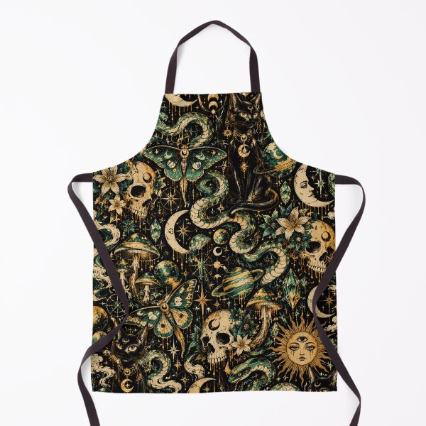 Item preview, Mystical Cat Snake Halloween Pattern designed and sold by Bawwe.