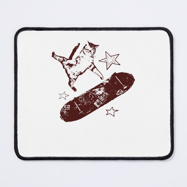 Item preview, Skateboarding Cat Vintage Y2k designed and sold by Hedoraxe.