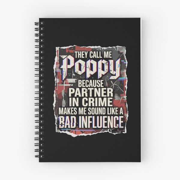 Item preview, They Call Me Poppy Because Partner In Crime Makes Me Sound Like A Bad Influence Grandfather Grandparent Funny  designed and sold by PopStars1993.