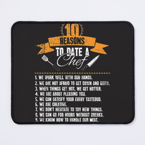 Item preview, Top Reasons to Date a Chef - Fun and Charming Culinary Romance Design designed and sold by Matala.