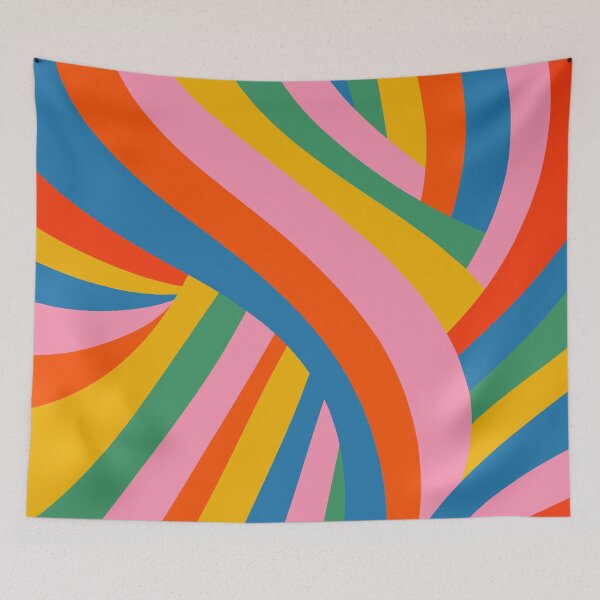 Item preview, Colorful Abstract Rainbow Whirl Pattern designed and sold by kierkegaard.
