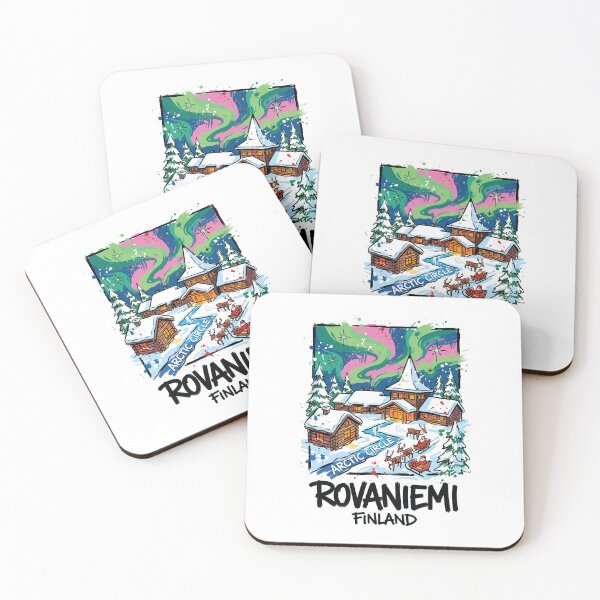 Item preview, Santa Claus Village Rovaniemi Finland Lapland Art designed and sold by Merch by Das Design Studio.