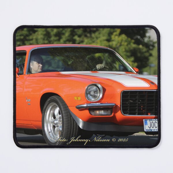 Item preview, Aggressive Orange Muscle Car - Vintage American Hot Rod designed and sold by Johnny Nilsson Photo Art.