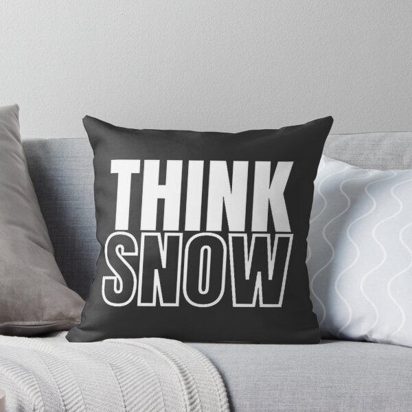 Aperçu de l'œuvre Design de sports d'hiver pour skieurs et snowboarders Think Snow Cool créée et vendue par WiretapStudios.