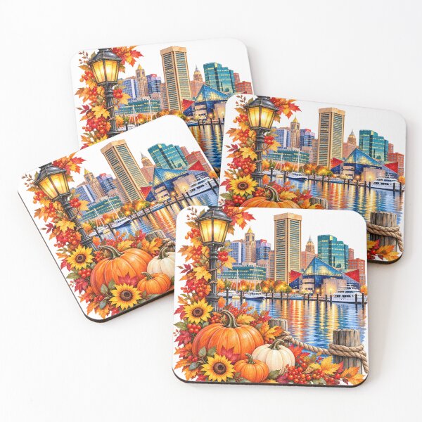 Item preview, Baltimore Inner Harbor Autumn Magic designed and sold by Kaehaniz.