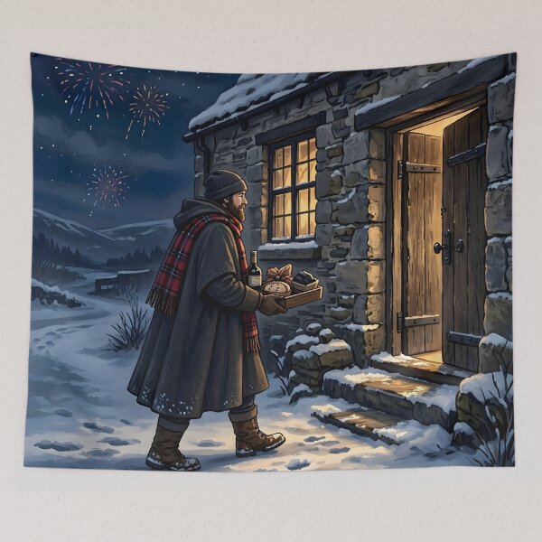 Item preview, First Footing on Hogmanay designed and sold by Sybille-Yates.
