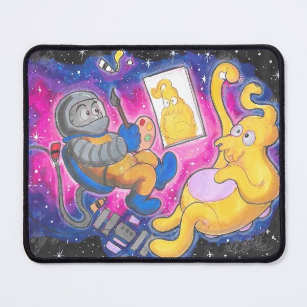 Item preview, An Artistic Astronaut and an Alien designed and sold by ReggieJWorkshop.