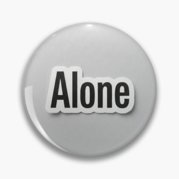 Item preview, Alone Minimal Quote Design designed and sold by Nice-Baby.