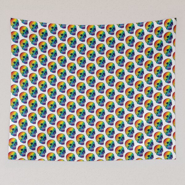 Item preview, Rainbow Skull designed and sold by deafhoops1.