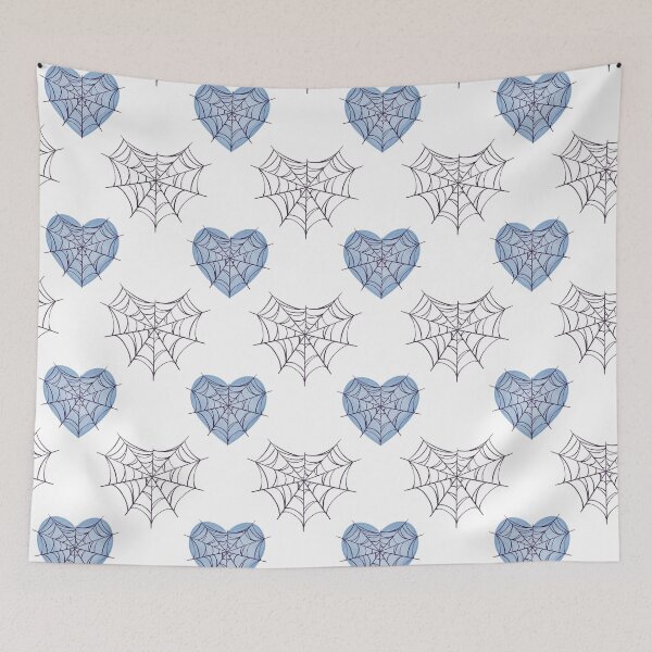 Item preview, Cute Pink Spider in Heart Web Watercolor Illustration designed and sold by ArtTinulyaOk.