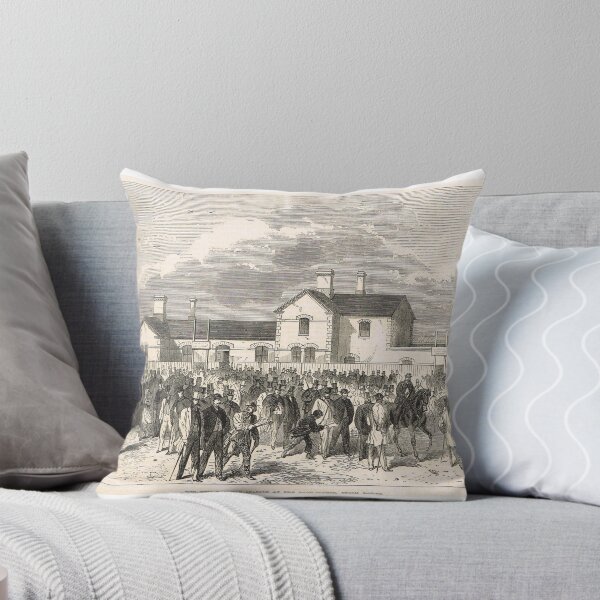 Item preview, New railway station Epsom Downs 1865 designed and sold by artfromthepast.