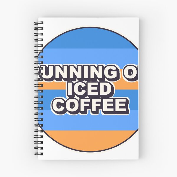 Item preview, Running On Iced Coffee Retro Meme Sticker designed and sold by Alphakenon.