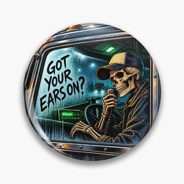 Artikelvorschau, Skeleton Trucker Window – Got Your Ears On? entworfen und verkauft von NomadForge.