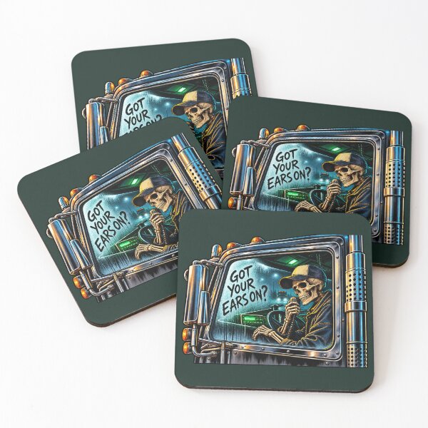 Item preview, Skeleton Trucker Window – Got Your Ears On? designed and sold by NomadForge.