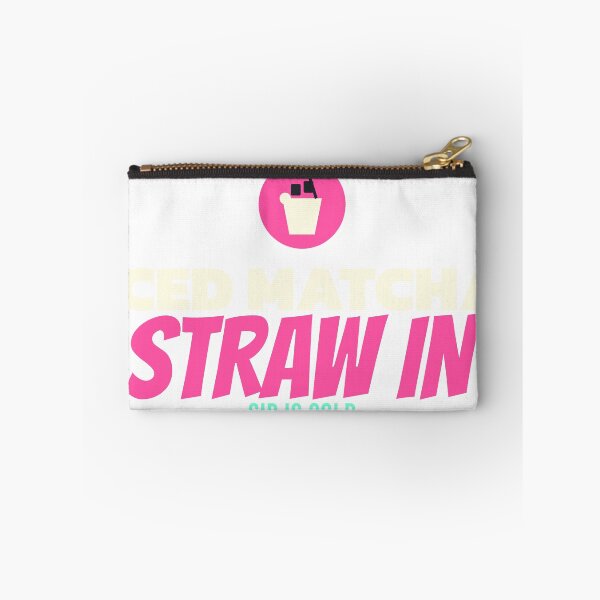Item preview, Iced Matcha Straw in Matcha Shirt designed and sold by Nice Niche.