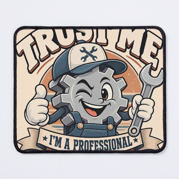 Item preview, TRUST ME I'M A PROFESSIONAL MECHANIC designed and sold by art_nova.