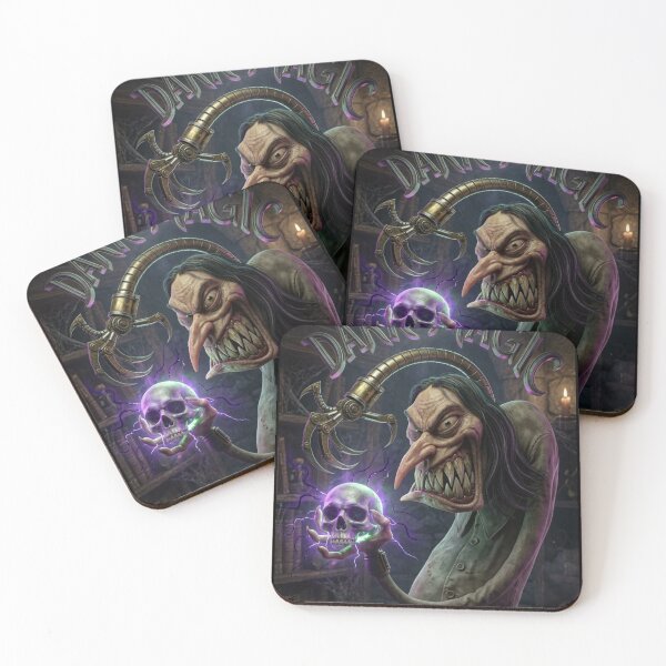 Item preview, Dark Magic evil necromancer horror art designed and sold by Vintage Designs +.