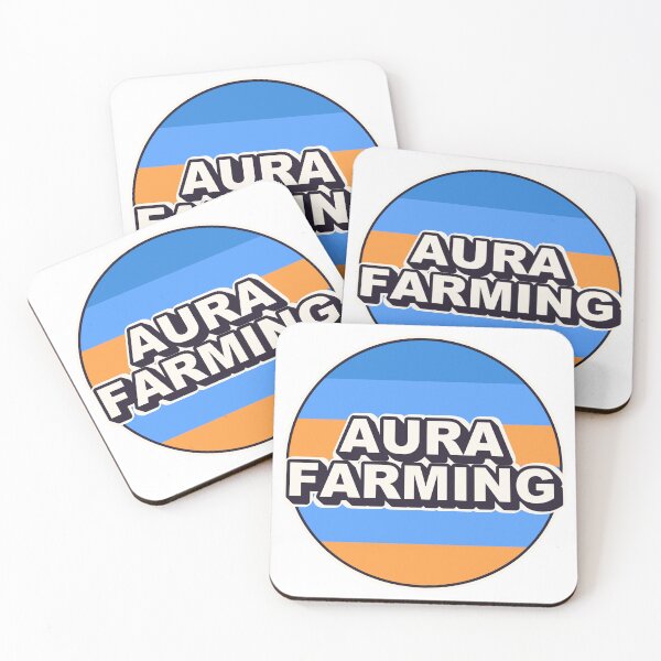 Aperçu de l'œuvre Autocollant rétro mème Aura Farming créée et vendue par Alphakenon.