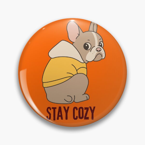 Item preview, Cute French Bulldog Stay Cozy - Winter Dog Lover Gift designed and sold by stormk10.