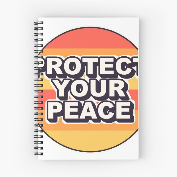 Item preview, Protect Your Peace Retro Meme Sticker designed and sold by Alphakenon.