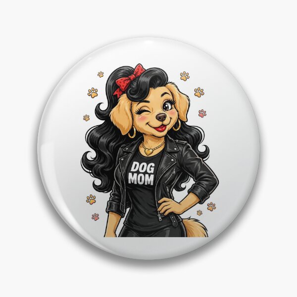 Item preview, Dog Mom – Golden Retriever Pin-Up – Funny Golden Dog Mom Gift Shirt designed and sold by DetroitNell.