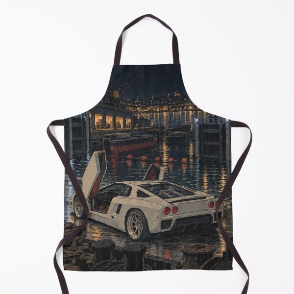 Item preview, Lock Gate Night - Shin Hanga Woodblock Supercar Quay Print designed and sold by WAVE-JP.