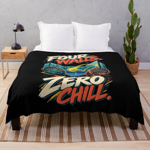 Item preview, Four Walls Zero Chill | Funny Padel Player Glass Wall Humor designed and sold by MOTIFOLK.